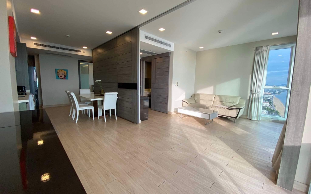 ปล่อยเช่ารายปี Cetus จอมเทียน 2 ห้องนอน ชั้น 40+ วิวทะเล