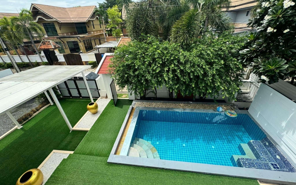 ปล่อยเช่ารายปี บ้าน Pool Villa 2 ชั้น พัทยาเหนือ 4 ห้องนอน 4 ห้องน้ำ