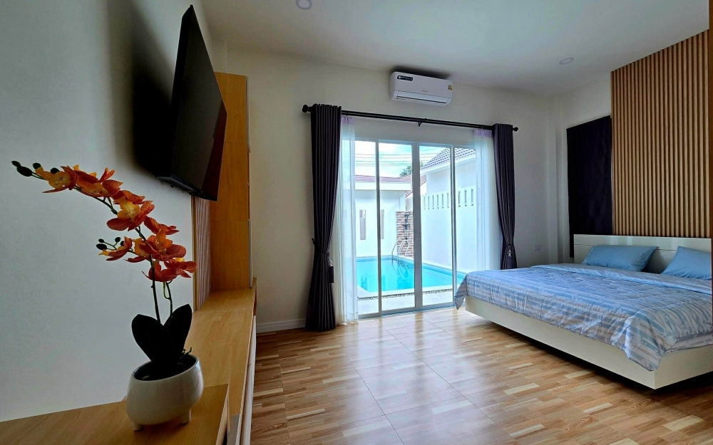 ให้เช่าพูลวิลล่า 3 ห้องนอน มาบประชัน