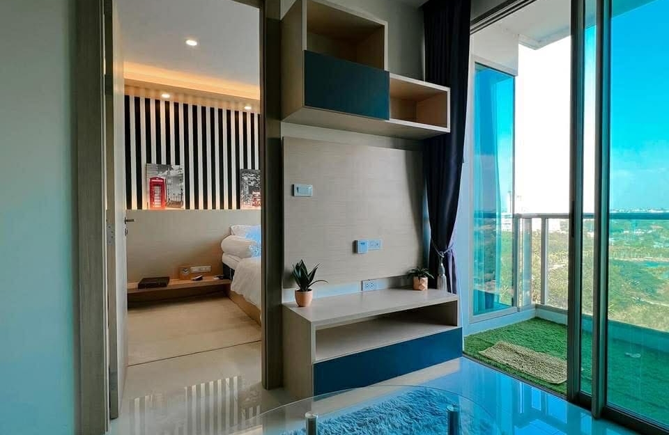 ให้เช่า ริเวียร่า จอมเทียน 1 ห้องนอน วิวเมือง