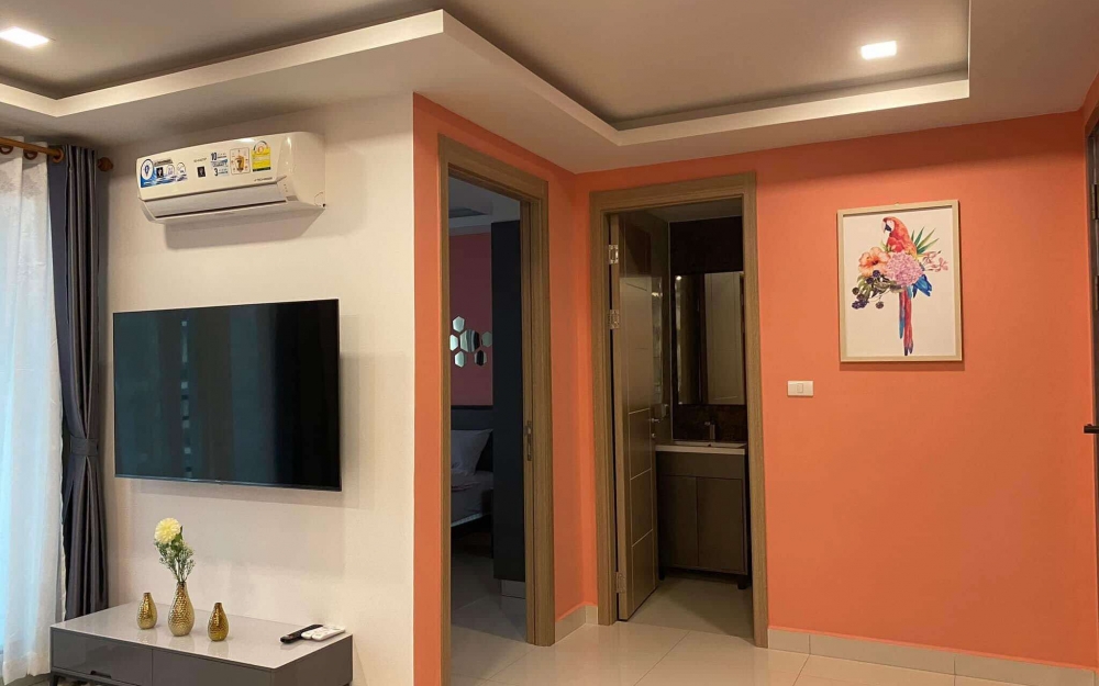 ปล่อยเช่ารายปี Arcadia Beach Continental อะคาเดีย บีช คอนติเนนทัล พัทยาใต้-ทัพพระยา 2 ห้องนอน 2 ห้องน้ำ ชั้น 7 วิวสระ