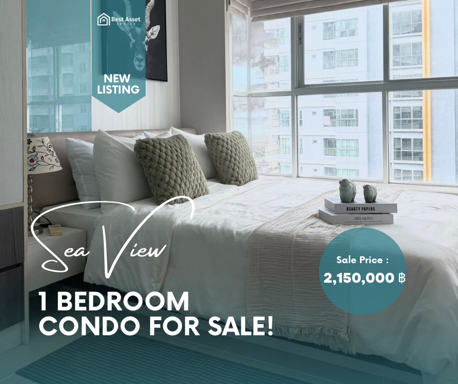 ขายลุมพินี พาร์คบีช จอมเทียน 1 ห้องนอน วิวทะเล (2)