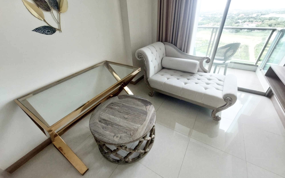 ปล่อยเช่ารายปี Riviera Jomtien ริเวียร่า 1 ห้องนอน ชั้น 23 วิวเมือง (ทำ Airbnb ได้)