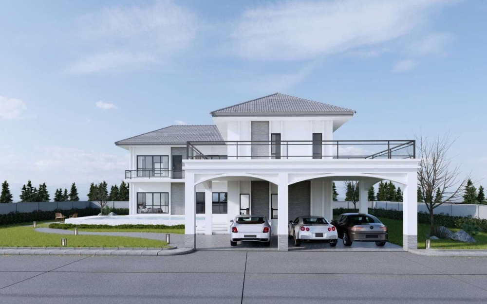 ขายบ้าน Pool Villa 2 ชั้น 5 ห้องนอน 6 ห้องน้ำ สยามคันทรีคลับ (3)