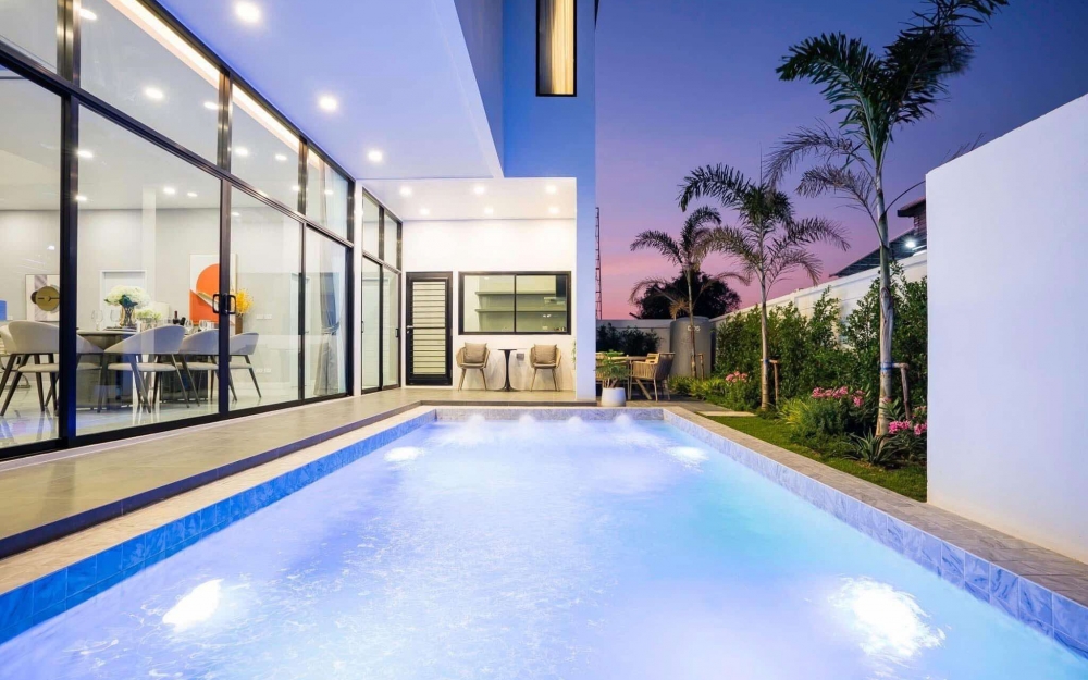 ขายบ้าน Pool Villa 2 ชั้น 4 ห้องนอน จอมเทียน (3)