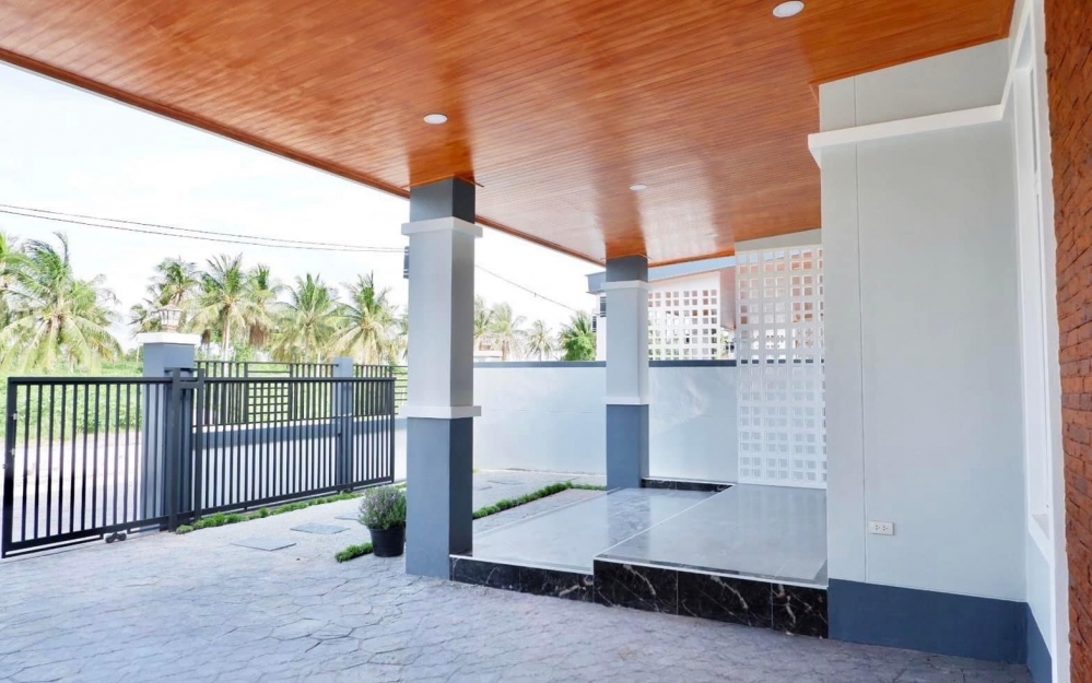 ขายบ้านเดี่ยวสร้างใหม่ หลังสุดท้าย!! 3 ห้องนอน 3 ห้องน้ำ โรงโป๊ะ มาบหว้า ซ.7 ติดเจ้าของ (3) #รับผ่อนตรง