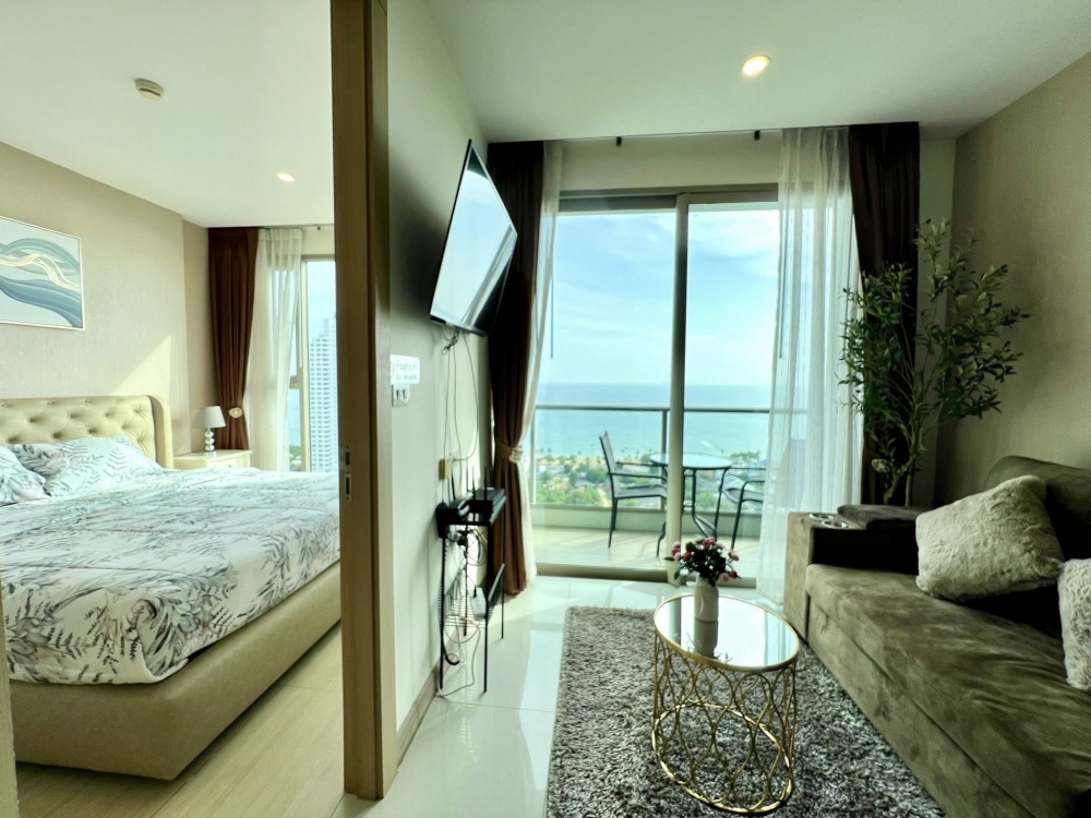 ให้เช่า Riviera Jomtien ริเวียร่า จอมเทียน 1 ห้องนอน วิวทะเล