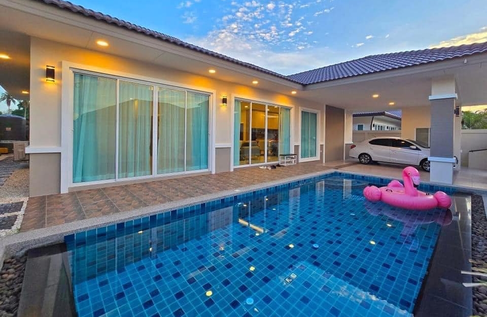 ขายพร้อมผู้เช่า Pool Villa 3 ห้องนอน 3 ห้องน้ำ นาจอมเทียน (2)