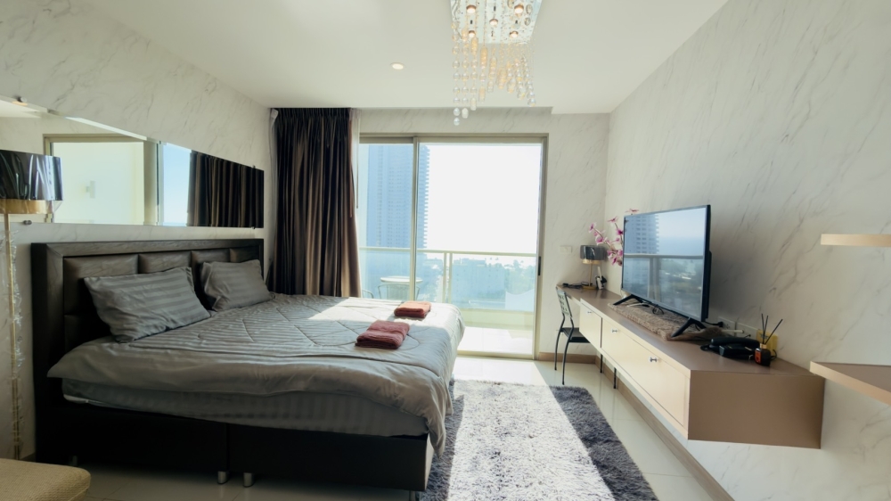 ปล่อยเช่า Riviera Jomtien ริเวียร่า จอมเทียน Studio ชั้น 15 วิวทะเล ติดเจ้าของ