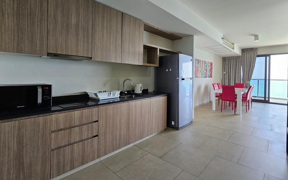 ปล่อยเช่ารายปี The Zire วงศ์อมาตย์ 2 ห้องนอน ชั้น 28 วิวทะเล