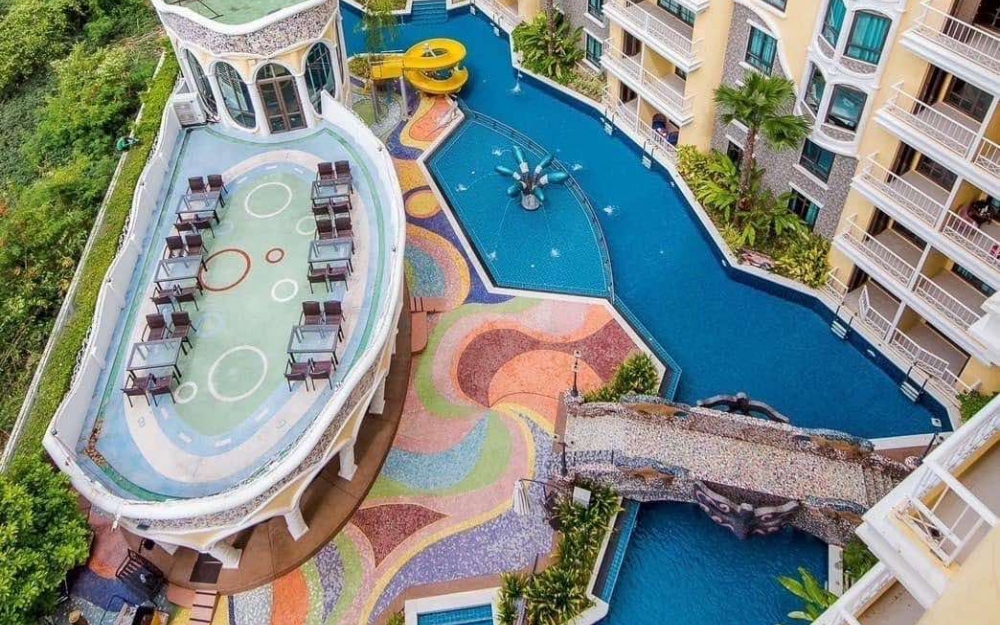 ปล่อยเช่า Espana เอสปาน่า จอมเทียน 1 ห้องนอน ชั้น 2 วิวสวน