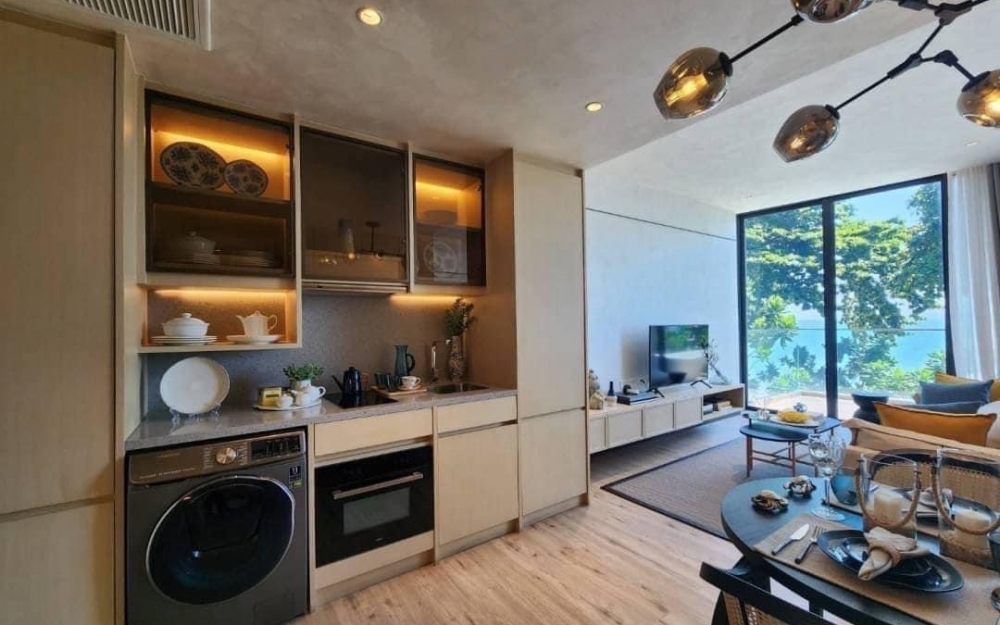 ขาย Arom ติดหาดวงศ์อมาตย์ 1 ห้องนอน ชั้น 10 วิวทะเล