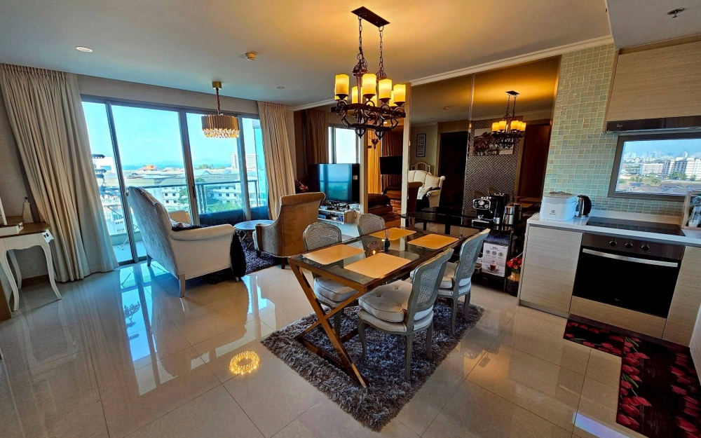 ให้เช่า Riviera Jomtien ริเวียร่า จอมเทียน 2 ห้องนอน วิวเมือง