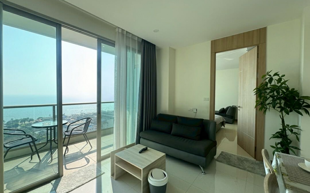 ให้เช่า ริเวียร่า จอมเทียน 2 ห้องนอน วิวทะเล