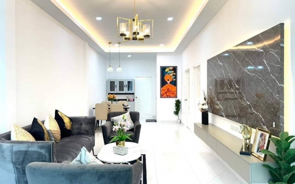 บ้านแฝดสไตล์โมเดิร์น 3 ห้องนอน 2 ห้องน้ำ ห้วยใหญ่