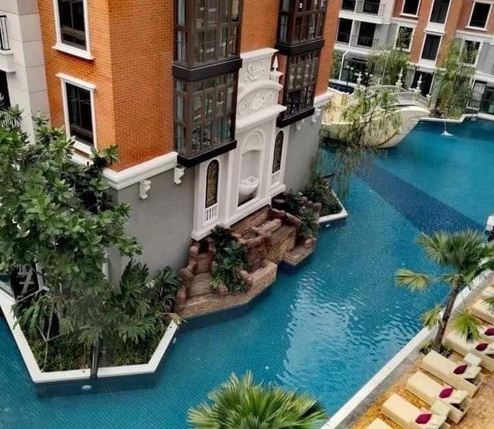 ปล่อยเช่า Espana เอสปาน่า จอมเทียน 1 ห้องนอน ชั้น 2 วิวสวน