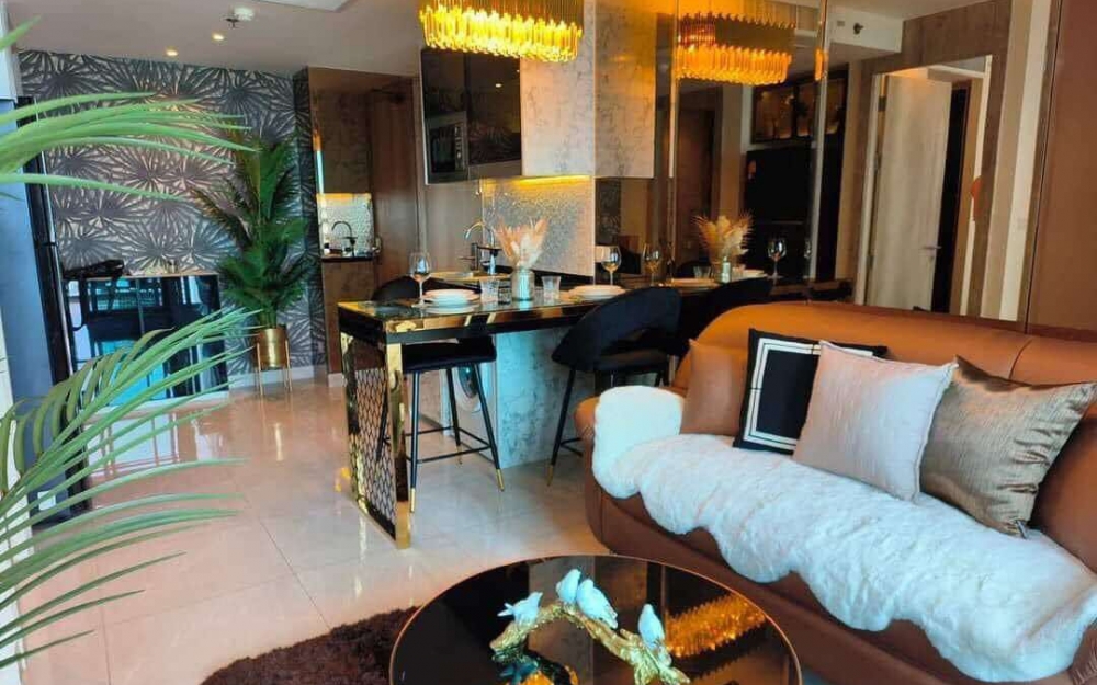 ปล่อยเช่ารายปี The Riviera Monaco Jomtien ริเวียร่า โมนาโค จอมเทียน 1ห้องนอน ชั้น 14 วิวทะเล