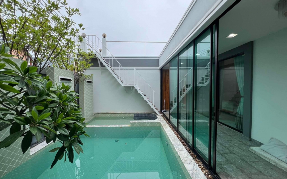 ปล่อยเช่ารายปี บ้าน Pool Villa 3 ห้องนอน 4 ห้องน้ำ ทุ่งกลมตาบหมัน ติดเจ้าของ