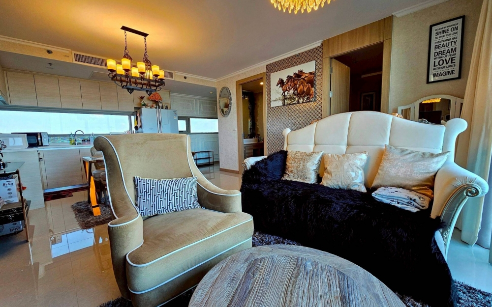 ให้เช่า Riviera Jomtien ริเวียร่า จอมเทียน 2 ห้องนอน วิวเมือง