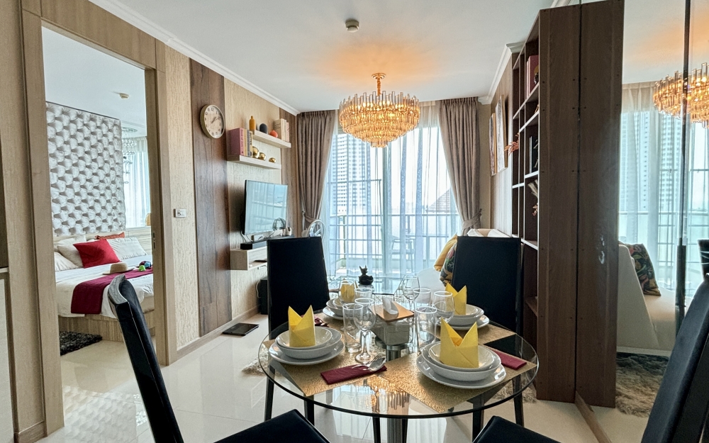 ขาย Riviera Jomtien ริเวียร่า จอมเทียน 1 ห้องนอน วิวทะเล (2)