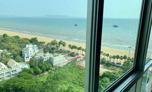ปล่อยเช่ารายปี Lumpini Park Beach ลุมพินี พาร์ค บีช จอมเทียน 2 ห้องนอน ชั้น 16 วิวทะเล