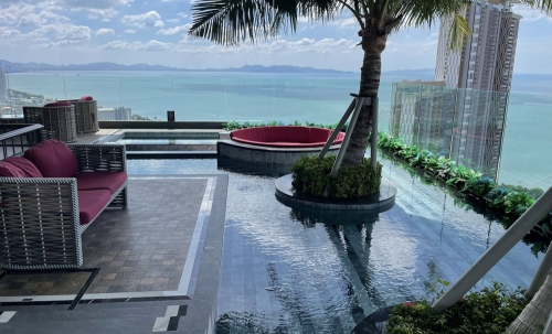 ให้เช่า Riviera Ocean Drive Jomtien ริเวียร่า โอเชี่ยน ไดร์ฟ จอมเทียน 1 ห้องนอน วิวทะเล