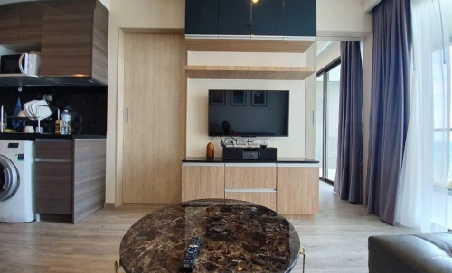 ขายพร้อมผู้เช่า Aeras ติดหาดจอมเทียน 1 ห้องนอน ชั้น 7 วิวทะเล