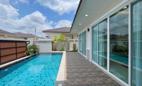 ขายพร้อมผู้เช่า Pool Villa 3 ห้องนอน 3 ห้องน้ำ นาจอมเทียน (2)