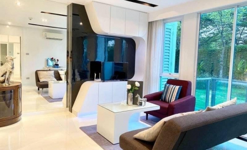 ขายพร้อมผู้เช่า City Center Residence พัทยากลาง 2 ห้องนอน ชั้น 1 วิวสวน