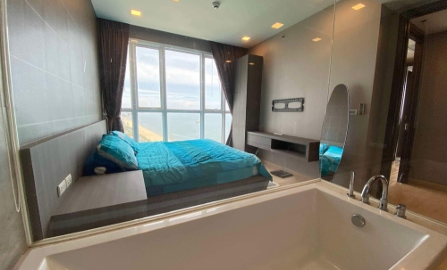 ปล่อยเช่ารายปี Cetus จอมเทียน 2 ห้องนอน ชั้น 25 วิวทะเล