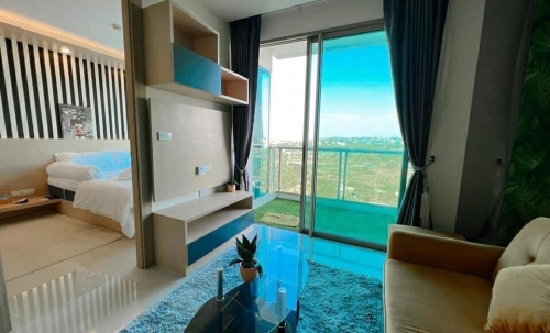 ให้เช่า ริเวียร่า จอมเทียน 1 ห้องนอน วิวเมือง