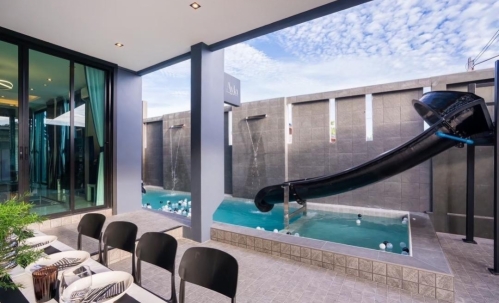 ให้เช่า Pool Villa 2 ชั้น 4 ห้องนอน 4 ห้องน้ำ ห้วยใหญ่