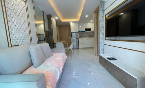 ปล่อยเช่ารายปี Dusit Grand Park2 Jomtien ดุสิต แกรนด์ ปาร์ค2 จอมเทียน 1 ห้องนอน ชั้น 6 วิวสระ