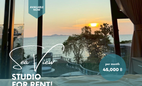 ปล่อยเช่า Arom Wongamat Studio วิวทะเล