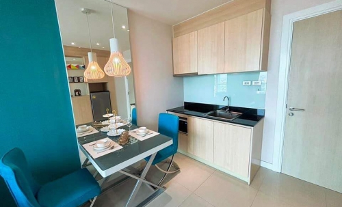 ปล่อยเช่า Grand Ciribbean Jomtien แกรนด์ คาริบเบียน จอมเทียน 1 ห้องนอน ชั้น 26 วิวสระ และวิวทะเล