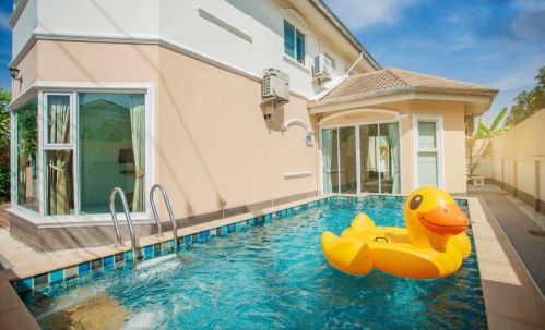 ปล่อยเช่าบ้าน Pool Villa สำหรับทำธุรกิจ 6 ห้องนอน 7 ห้องน้ำ พัทยากลาง