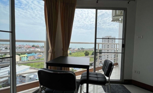 ปล่อยเช่ารายปี Rim Haad Condo Jomtien ริมหาด คอนโด จอมเทียน 1 ห้องนอน ชั้น 15 วิวทะเล