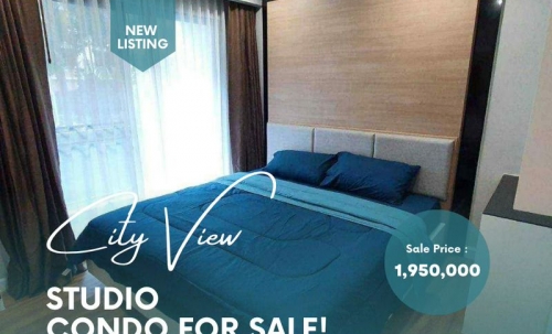 ขายพร้อมผู้เช่า Dusit Grand Park 1 Jomtien ดุสิต แกรนด์ คอนโด พาร์ค 1 จอมเทียน Studio วิวเมือง (2)