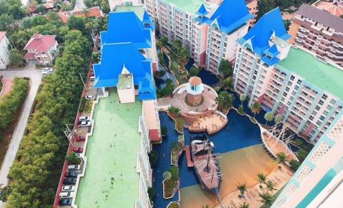 ปล่อยเช่า Grand Ciribbean Jomtien แกรนด์ คาริบเบียน จอมเทียน 1 ห้องนอน ชั้น 26 วิวสระ และวิวทะเล