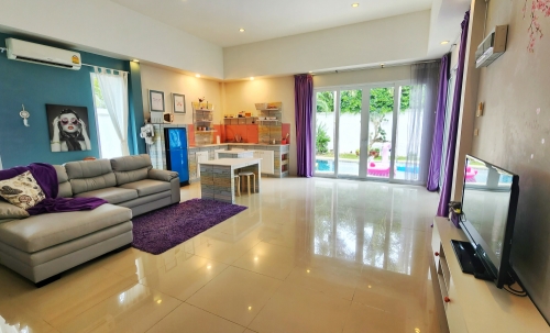 ขาย Pool Villa ชั้นเดียว 2 ห้องนอน 2 ห้องน้ำ บ้านอำเภอ (2)