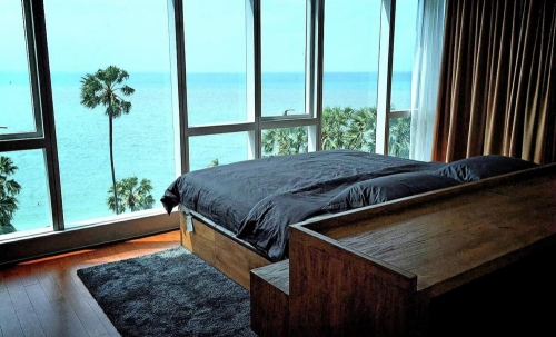 ให้เช่า เดอะปาล์ม วงศ์อมาตย์ 2 ห้องนอน วิวทะเล