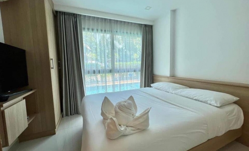 ขาย City Garden Tropicana นาเกลือ-วงศ์อมาตย์ 1 ห้องนอน ชั้น 1 วิวสระ (2)