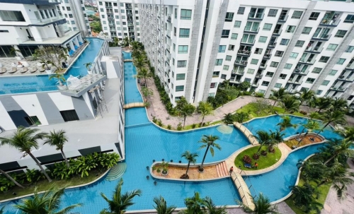 ขาย Arcadia Beach Resort Pattaya อะคาเดีย บีช รีสอร์ท พัทยา 1 ห้องนอน วิวสระ (2)