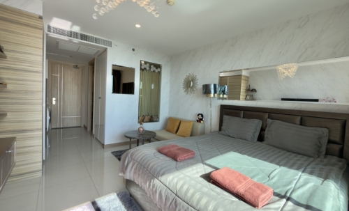 ปล่อยเช่า Riviera Jomtien ริเวียร่า จอมเทียน Studio ชั้น 15 วิวทะเล ติดเจ้าของ