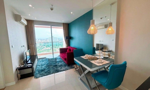 ปล่อยเช่า Grand Ciribbean Jomtien แกรนด์ คาริบเบียน จอมเทียน 1 ห้องนอน ชั้น 26 วิวสระ และวิวทะเล