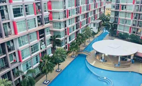 ขาย CC Condo Central Pattaya ซีซีคอนโด พัทยากลาง 1 ห้องนอน วิวสระ (2)