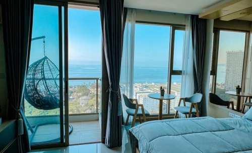 ให้เช่า Riviera Jomtien ริเวียร่า จอมเทียน Studio วิวทะเล