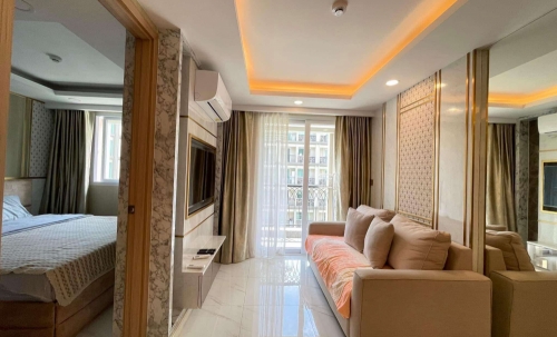 ปล่อยเช่ารายปี Dusit Grand Park2 Jomtien ดุสิต แกรนด์ ปาร์ค2 จอมเทียน 1 ห้องนอน ชั้น 6 วิวสระ