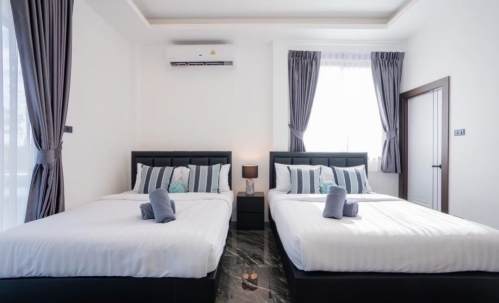 ให้เช่า Pool Villa 2 ชั้น 4 ห้องนอน 4 ห้องน้ำ ห้วยใหญ่