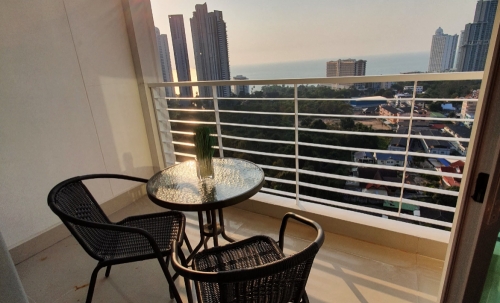 ขาย AD Hyatt Condominium Wongamat เอดี ไฮแอท คอนโดมิเนียม วงศ์อมาตย์ 1 ห้องนอน วิวทะเล (2)